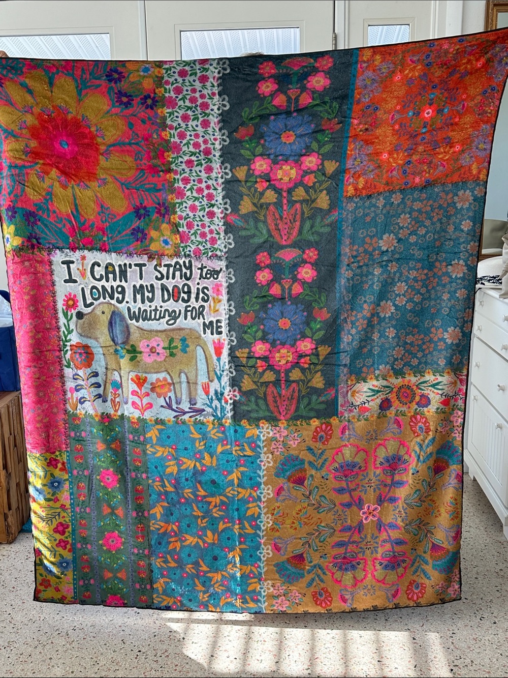 NWT Natural Life Blankets Throw Dog theme - Picture 2 of 8